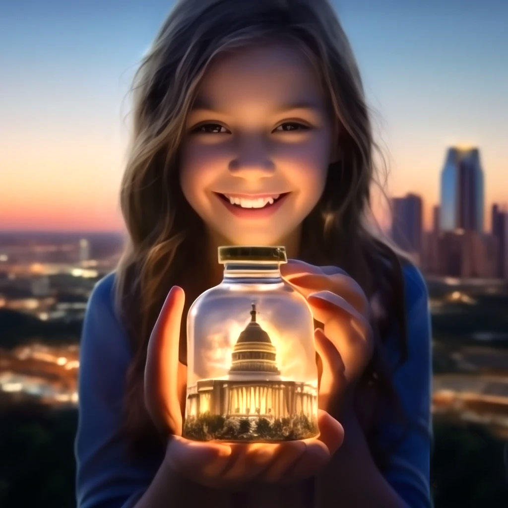 Austin Capitol Building in A Bottle